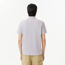 Lacoste Regular Fit Cotton Polo Shirt Grey from Saxumo