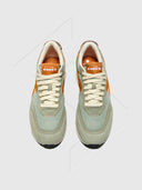 Diadora Race Suede SW Trainers Sage/Autumn Maple from Saxumo