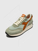 Diadora Race Suede SW Trainers Sage/Autumn Maple from Saxumo