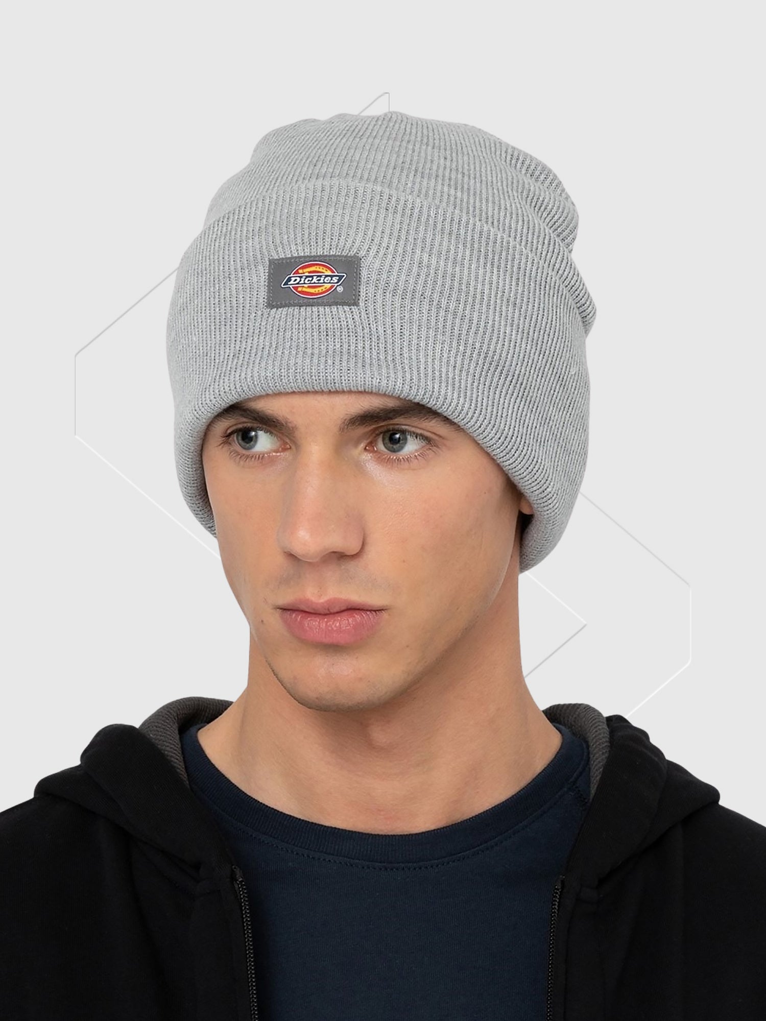 Dickies Acrylic Cuffed Beanie Heather Grey from Saxumo.com
