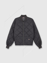 Dickies Diamond Quilted Nylon Jacket Black