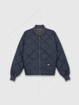 Dickies Diamond Quilted Nylon Jacket Dark Navy