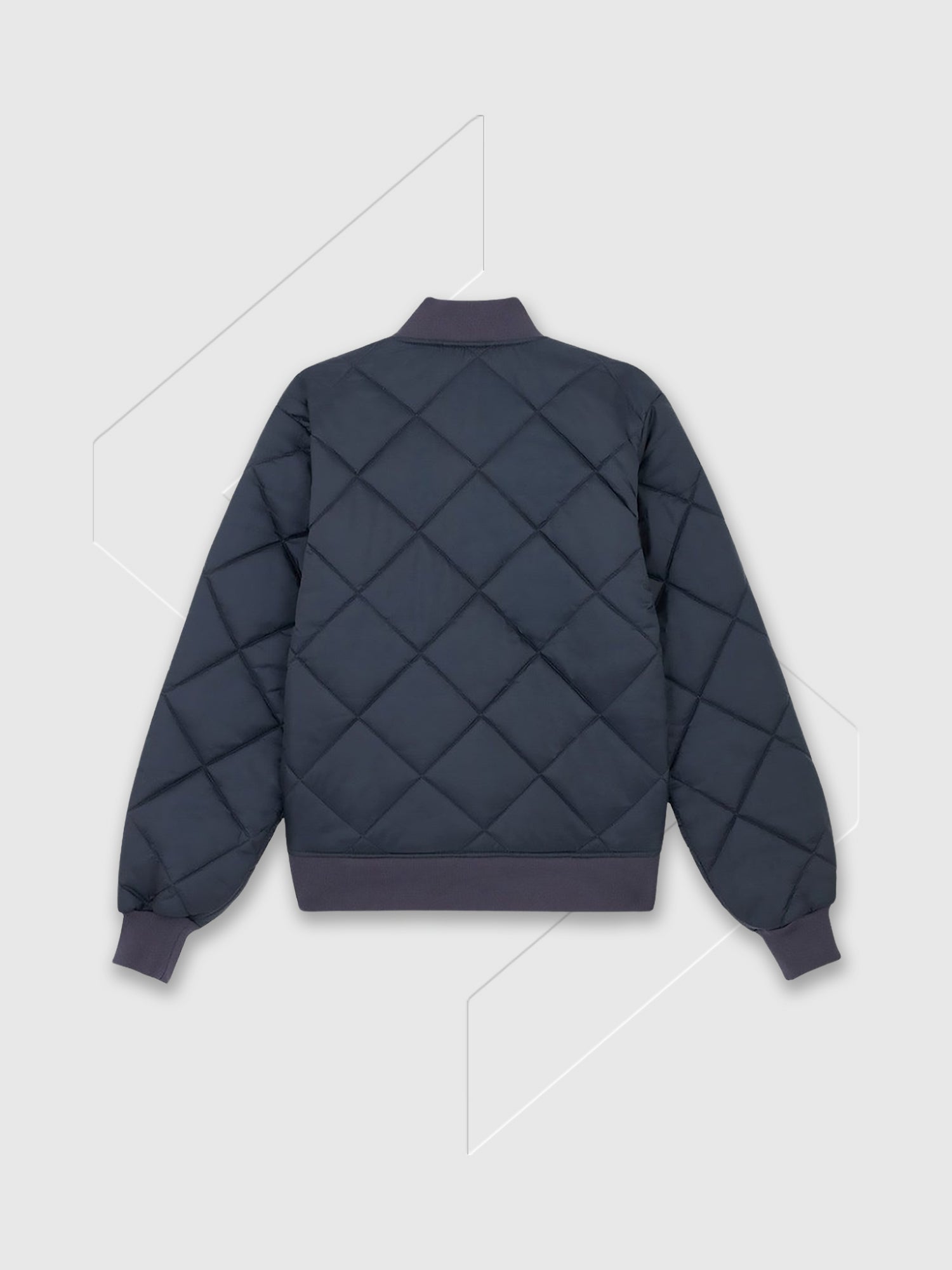 Dickies Diamond Quilted Nylon Jacket Dark Navy from Saxumo.com