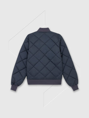 Dickies Diamond Quilted Nylon Jacket Dark Navy from Saxumo.com