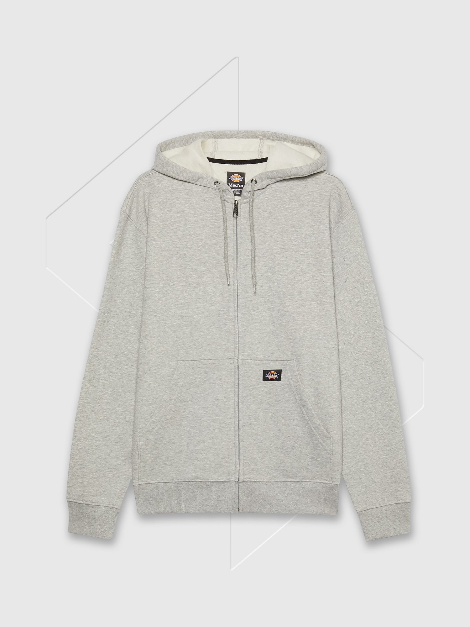 Dickies Everyday Fleece Full Zip Hoodie Grey from Saxumo.com