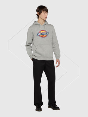 Dickies Icon Logo Hoodie Grey Melange from Saxumo.com