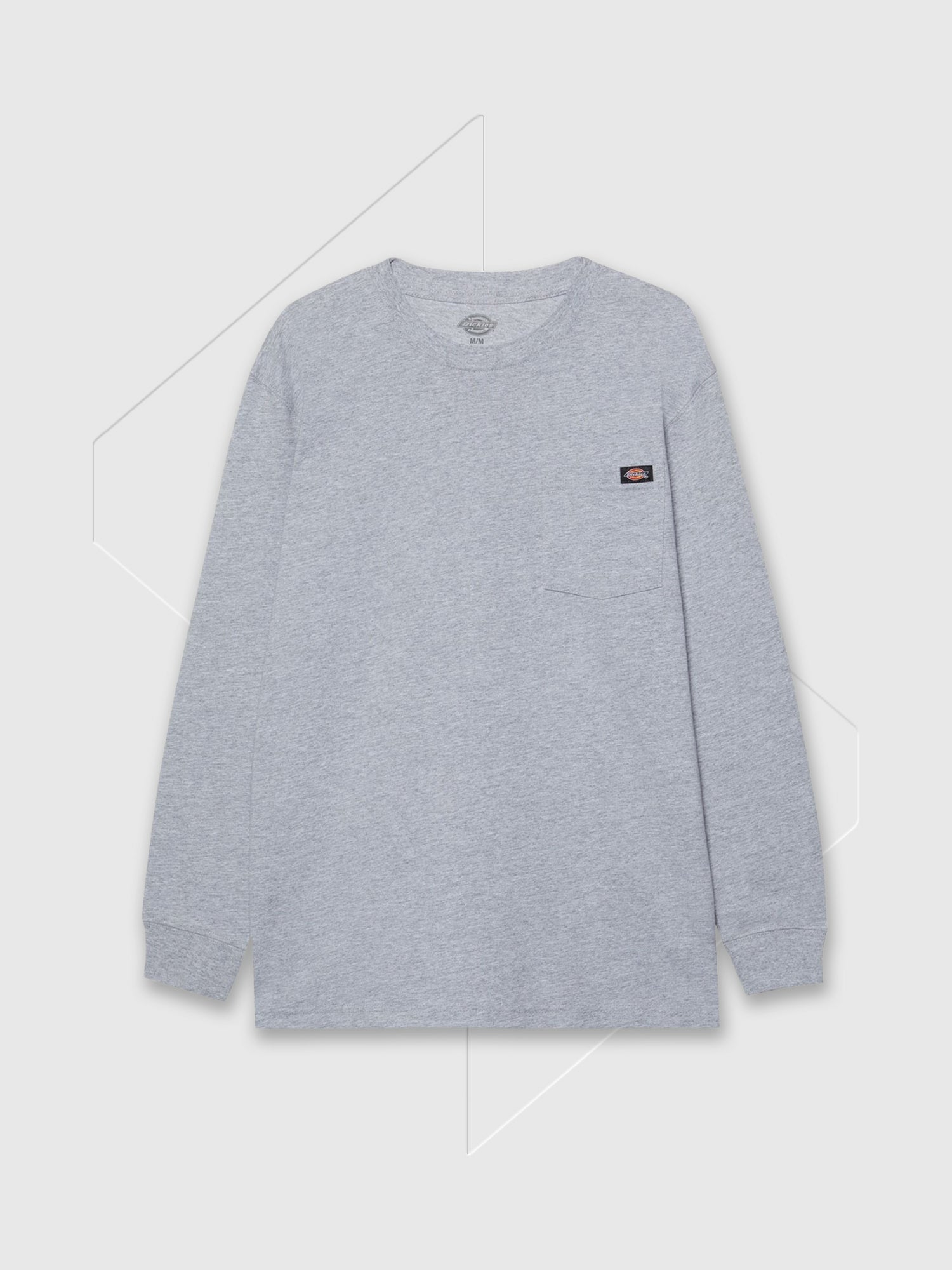 Dickies Pocket Tee Long Sleeve Grey from Saxumo.com