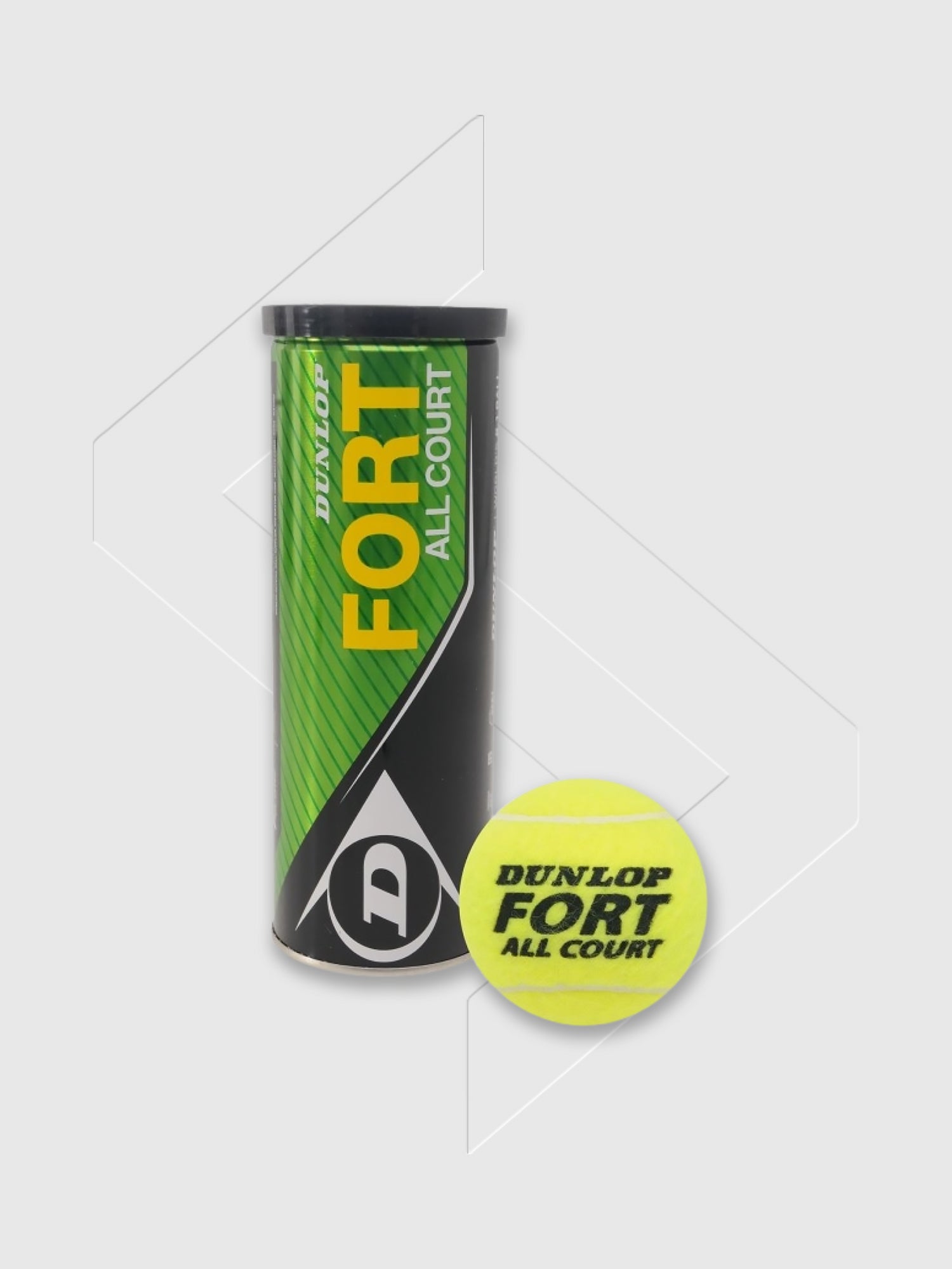 Dunlop Fort All Court Tennis Balls Yellow from Saxumo.com