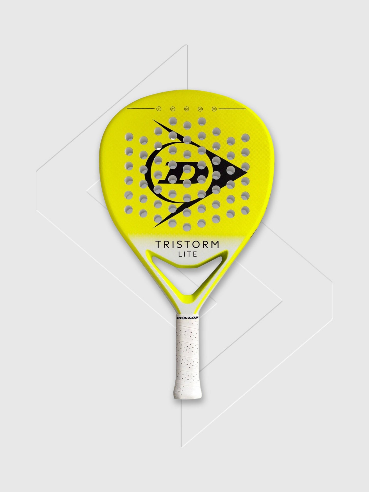 Dunlop Tristorm Lite Padel Racket Yellow/Black from Saxumo.com