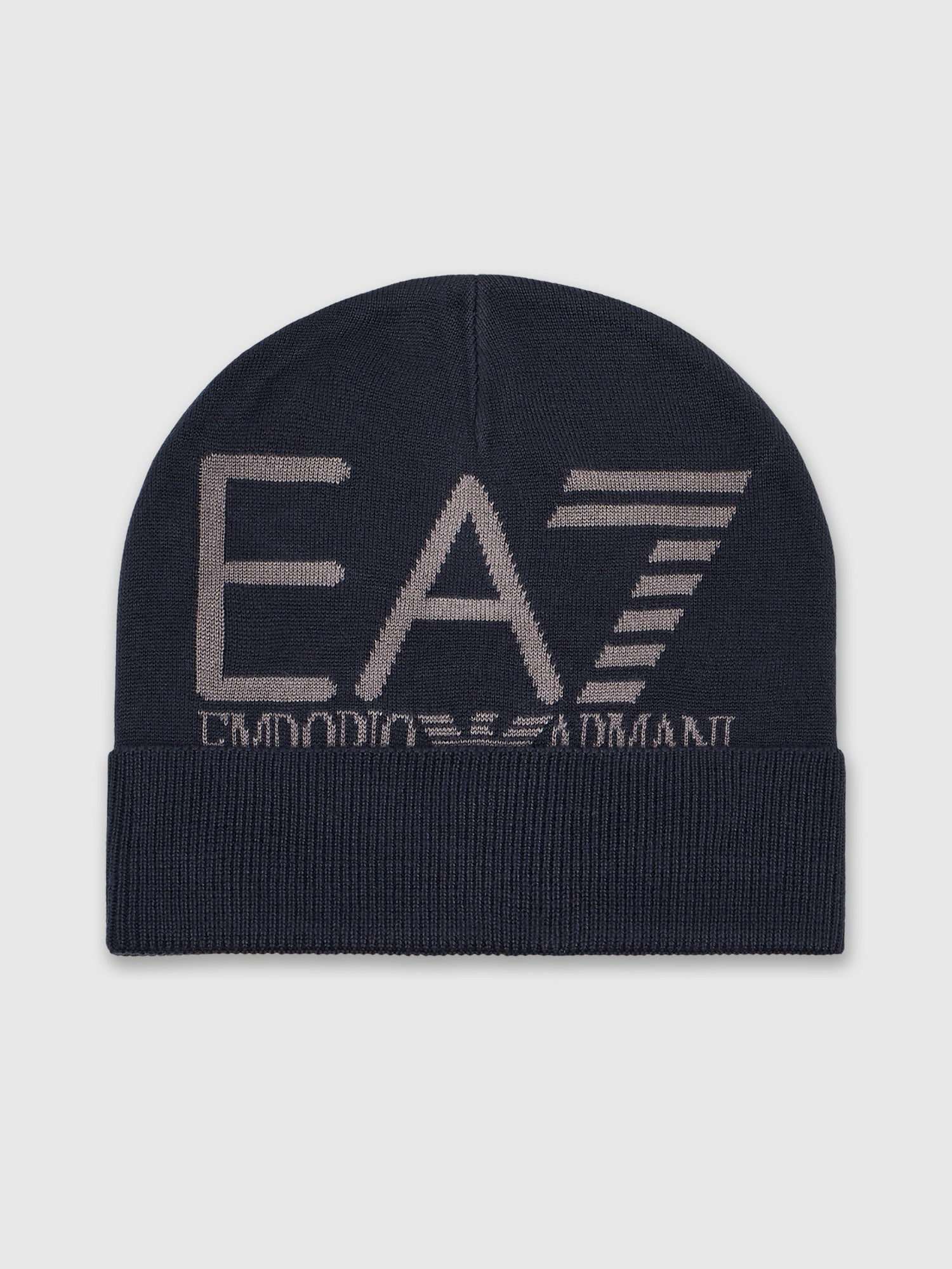 EA7 Emporio Armani Beanie Hat Black/White from Saxumo.com