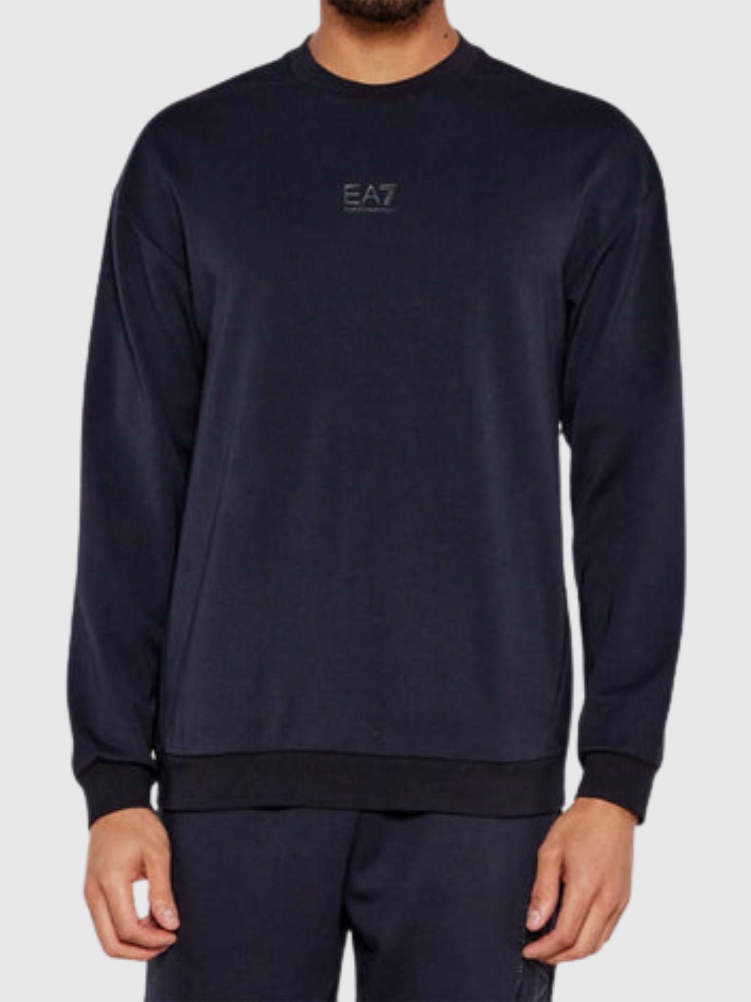 EA7 Emporio Armani Crew Neck Shirt Blue from Saxumo.com