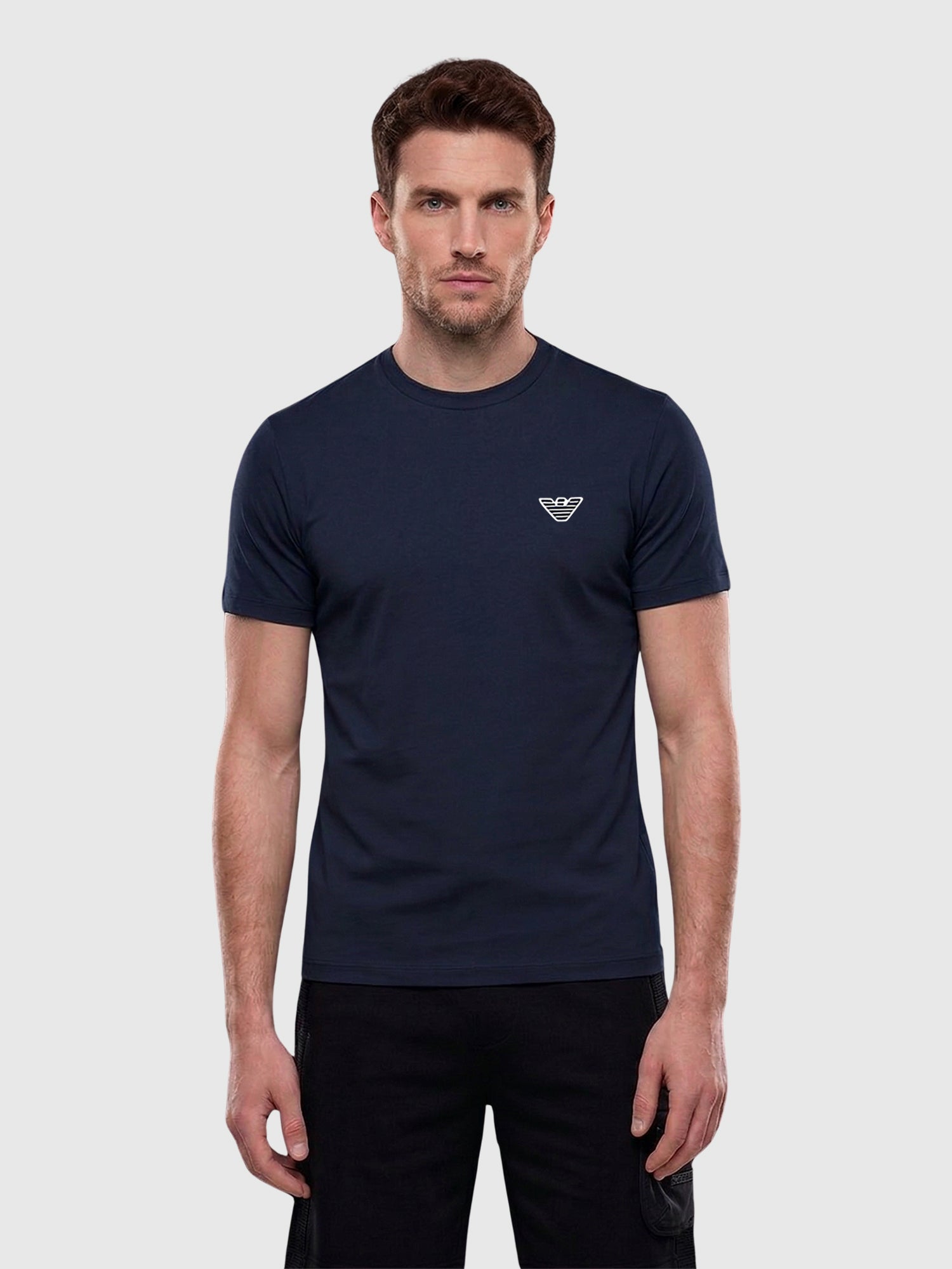 EA7 Emporio Armani  Crew Neck T-shirt Navy from Saxumo.com