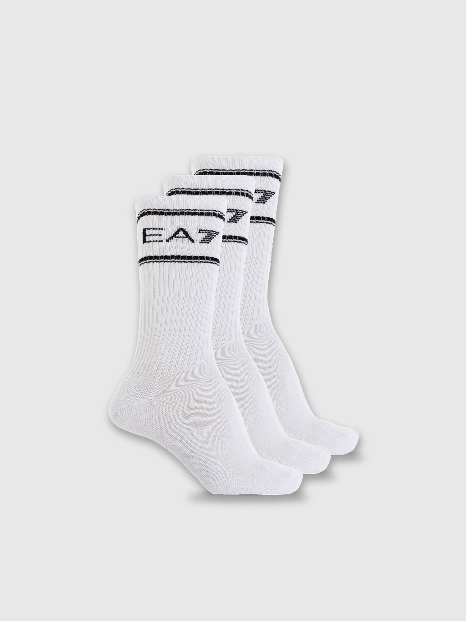 EA7 Emporio Armani Dynamic Athlete Socks White from Saxumo.com