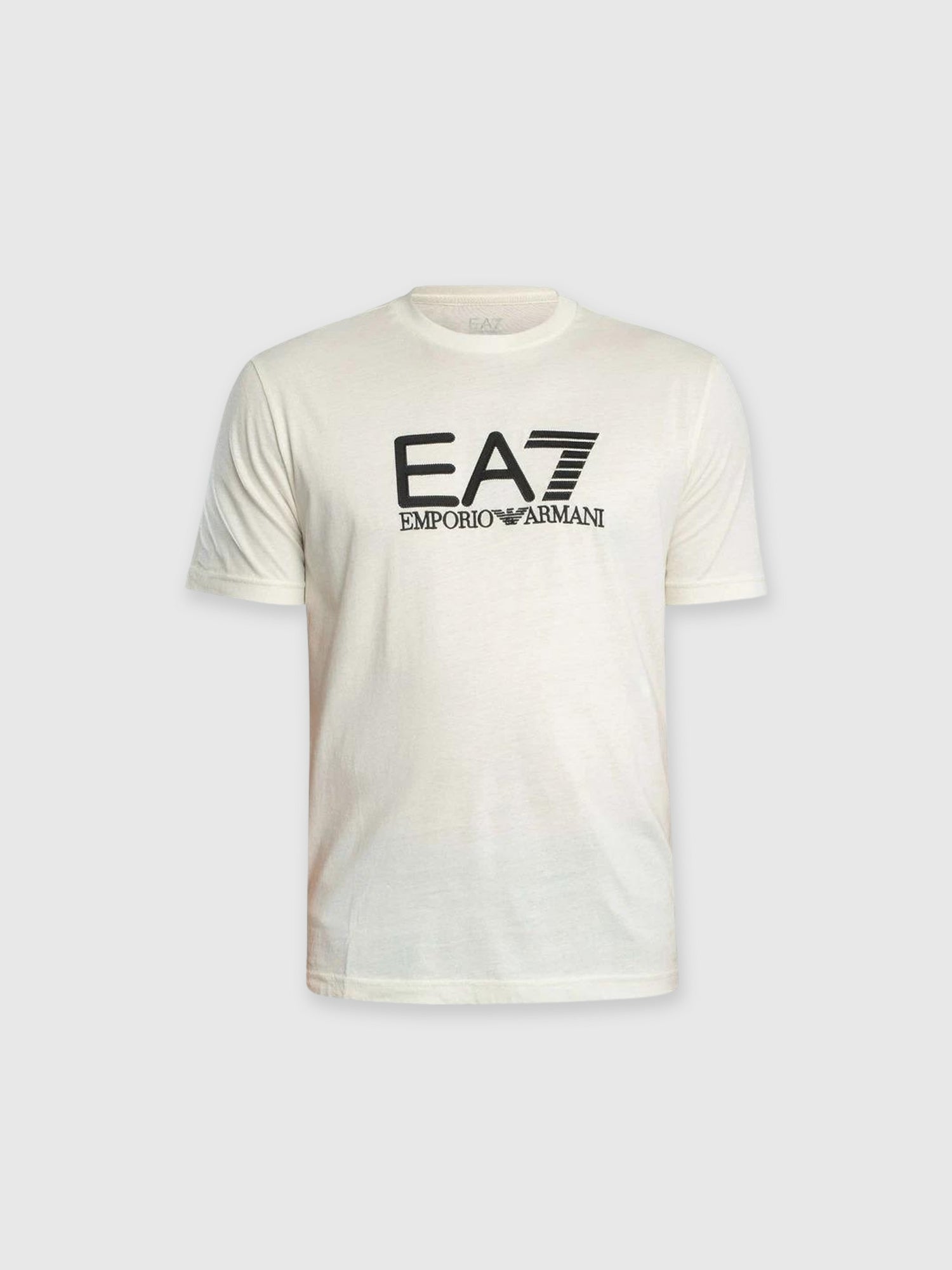 EA7 Emporio Armani Train Visibility T-Shirt Cream/Black from Saxumo.com