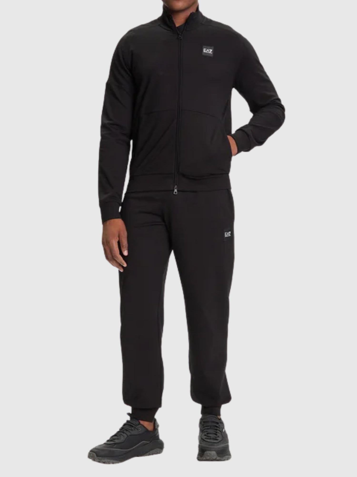 EA7 Emporio Armani Tuta Tracksuit Black from Saxumo.com