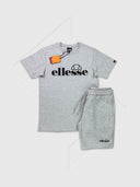 Ellesse Fuenti Molla T-Shirt/Short Set Grey from Saxumo