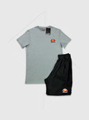 Ellesse Malbe Vivaldi T-Shirt/Short Set Grey/Black from Saxumo