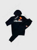 Ellesse SL Gottero OH Ovest Hoodie/Pant Set Black from Saxumo
