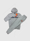 Ellesse SL Gottero OH Ovest Hoodie/Pant Set Grey from Saxumo