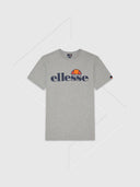 Ellesse SL Prado Short Sleeve T-Shirt Grey Marl from Saxumo