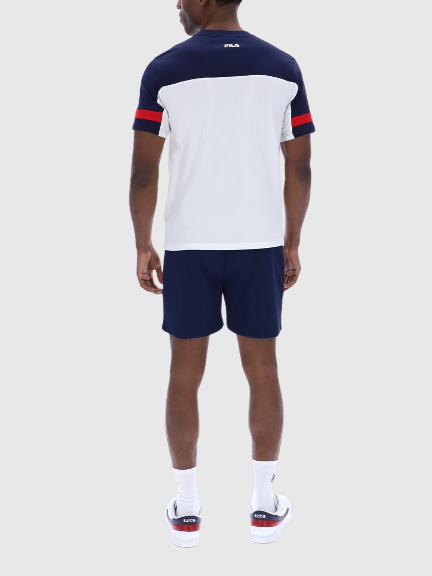 FILA Damon Cut And Sew Tee Navy/White/Red from Saxumo.com