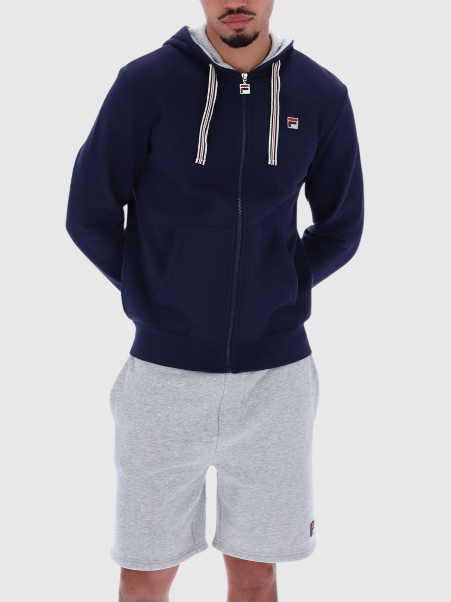 FILA Tenconi Zip Up Hoodie Navy from Saxumo.com