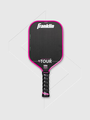 Franklin FS Tour Dynasty Pickleball Paddle Black/Pink from Saxumo.com