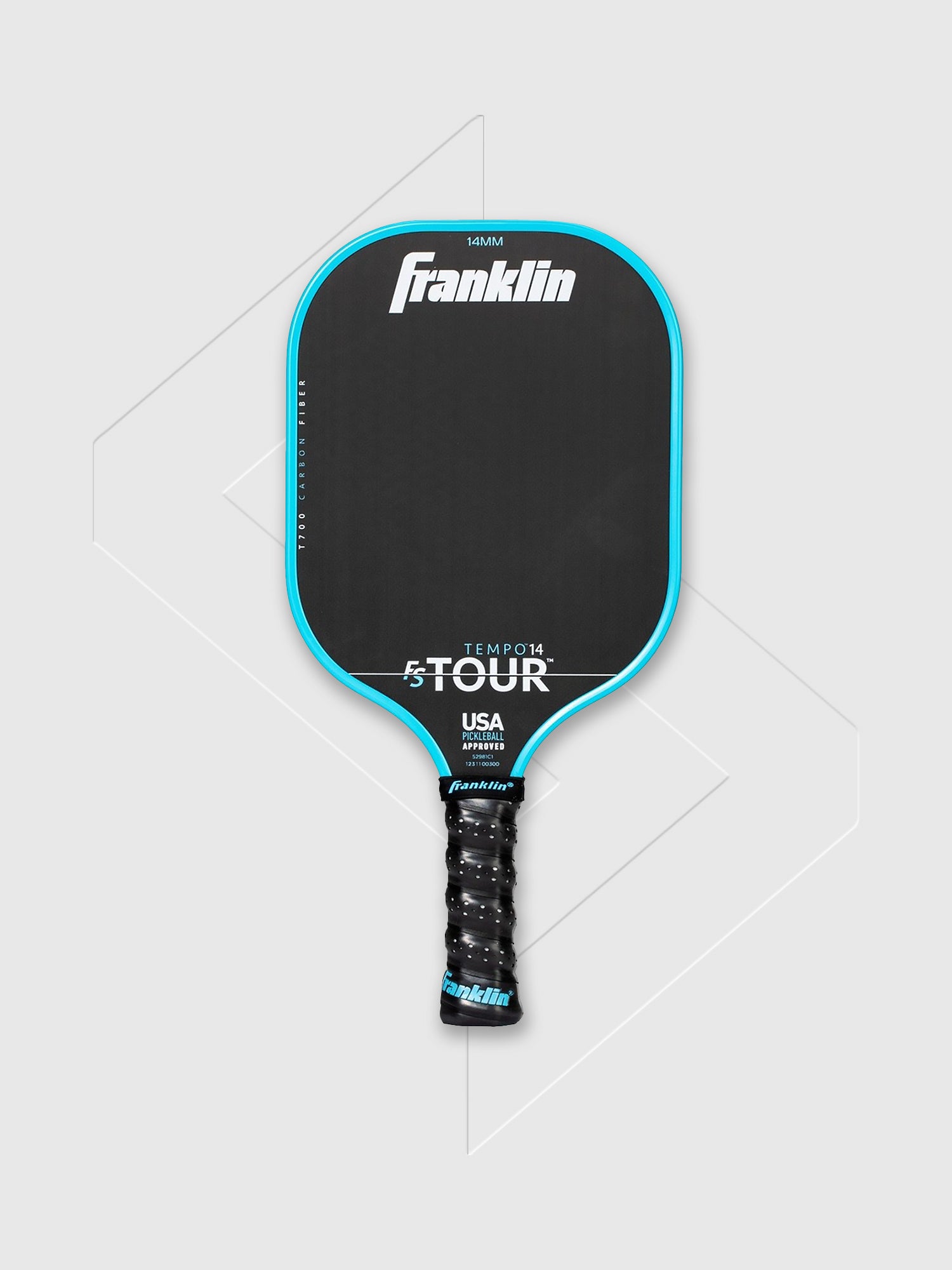 Franklin FS Tour Tempo Pickleball Paddle Black/Blue from Saxumo.com