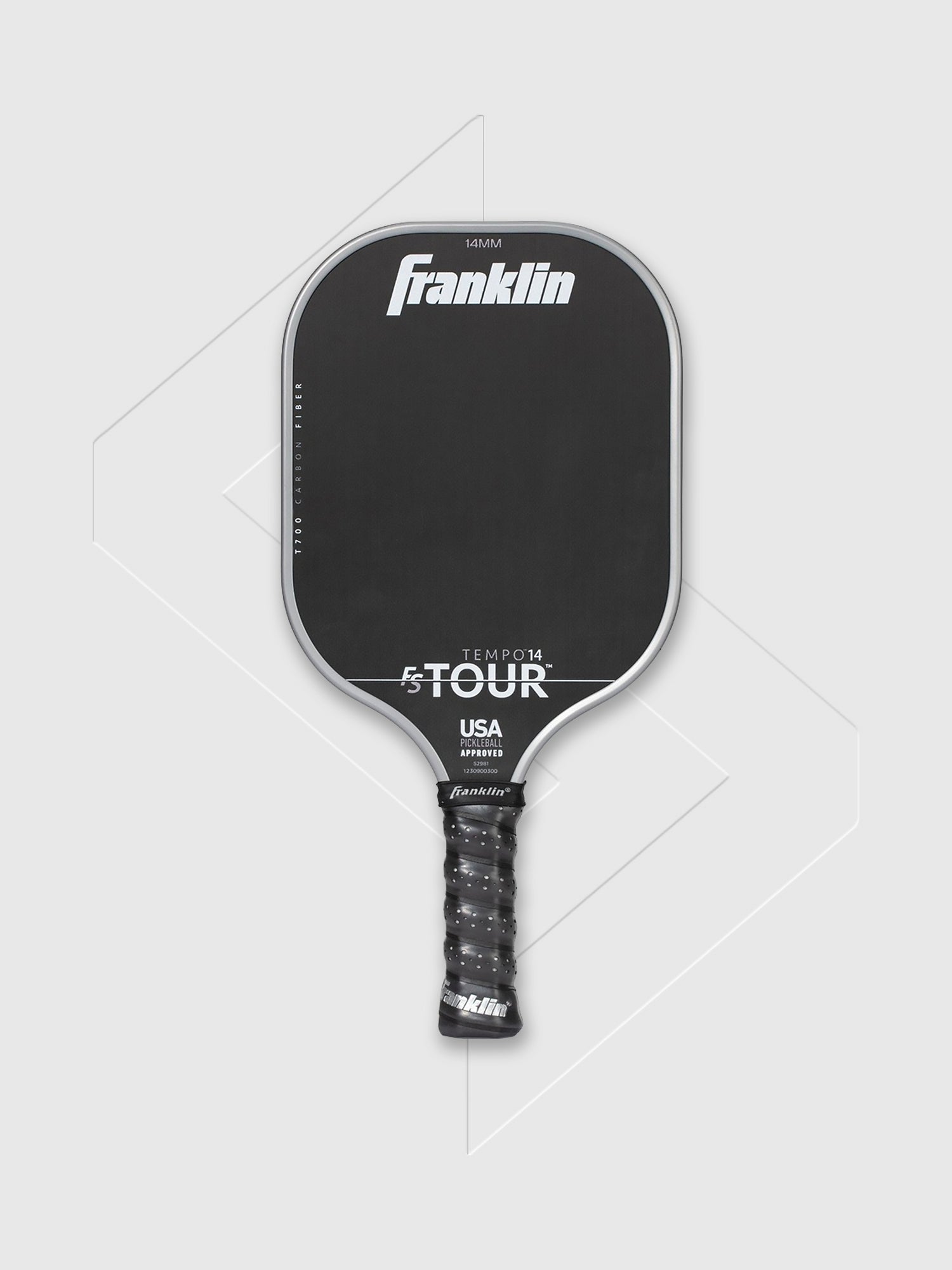 Franklin FS Tour Tempo Pickleball Paddle Black/Grey from Saxumo.com