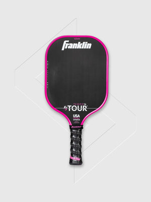 Franklin FS Tour Tempo Pickleball Paddle Black/Pink from Saxumo.com