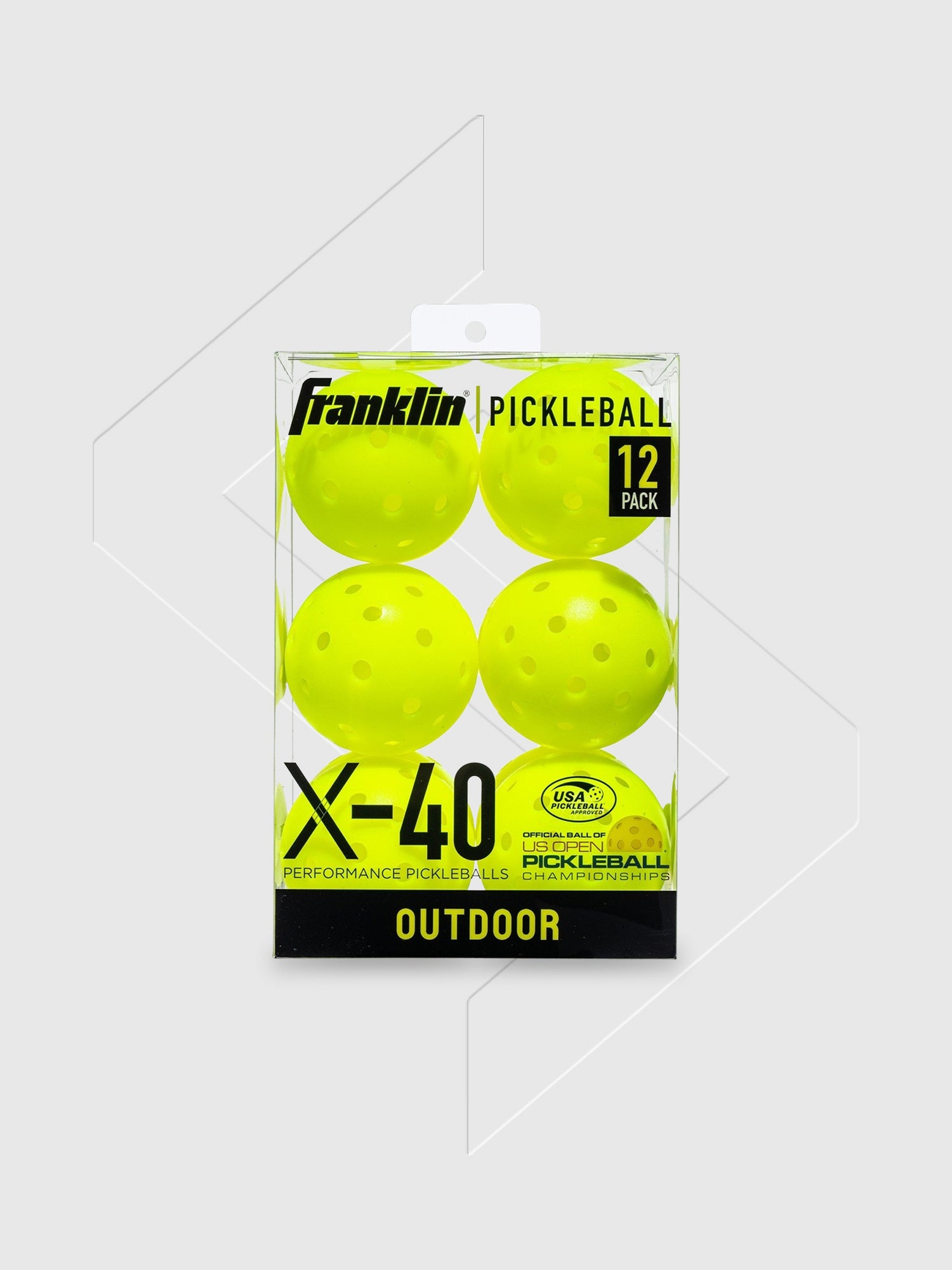 Franklin Outdoor X-40 Pickleball -Vellum Yellow from Saxumo.com