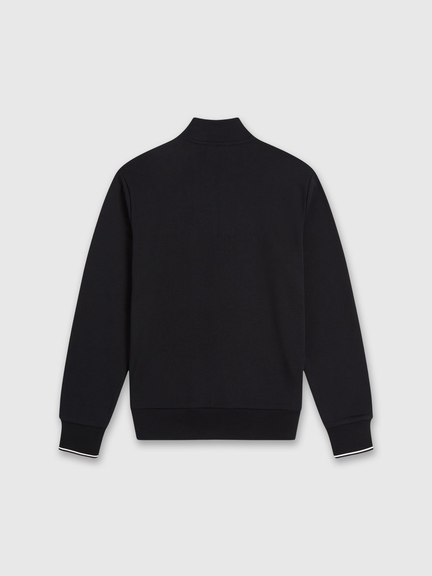 Fred Perry Half Zip Sweatshirt Black from Saxumo.com