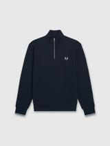 Fred Perry Half Zip Sweatshirt Navy