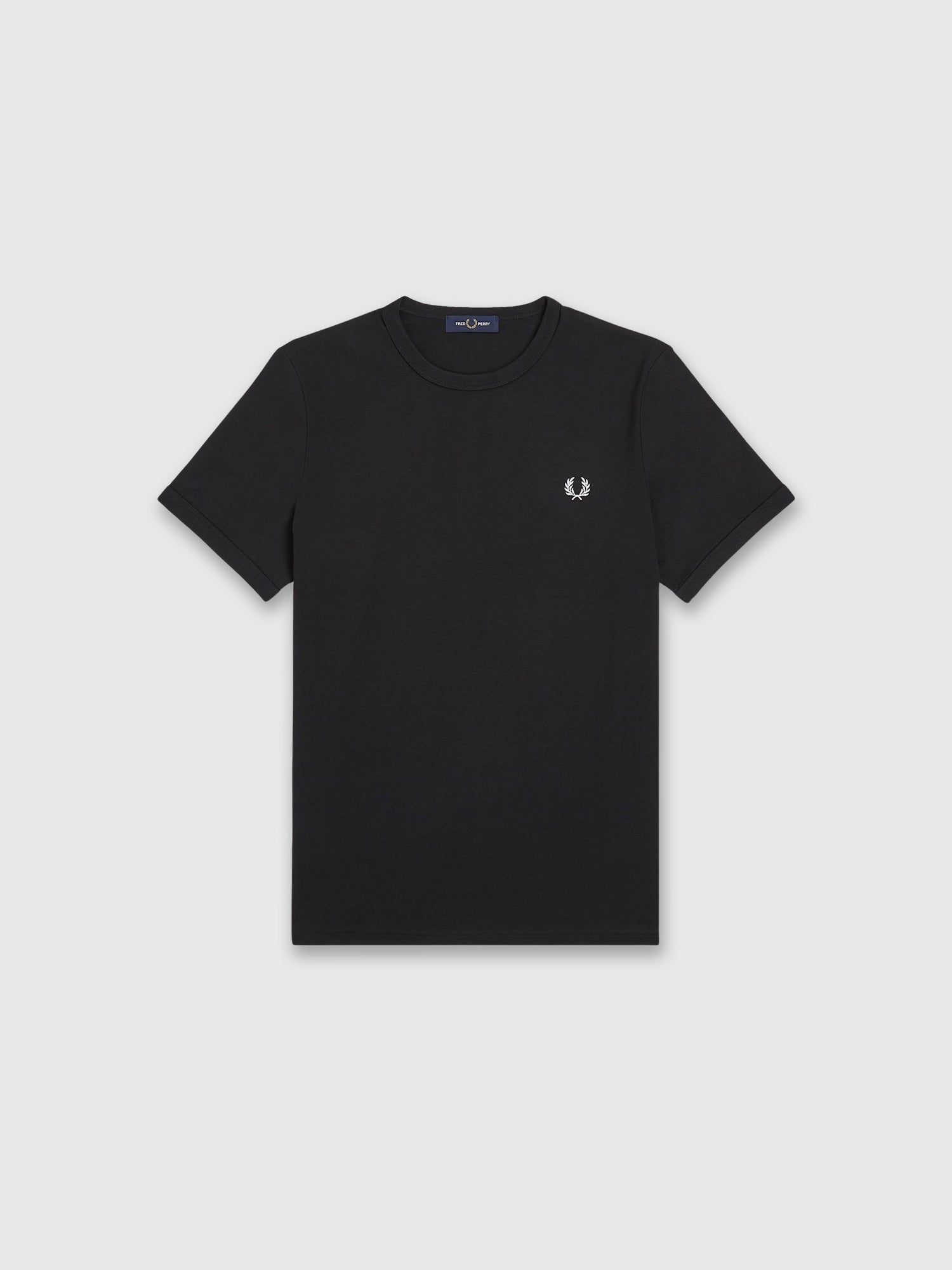 Fred Perry Ringer T-Shirt Black from Saxumo.com