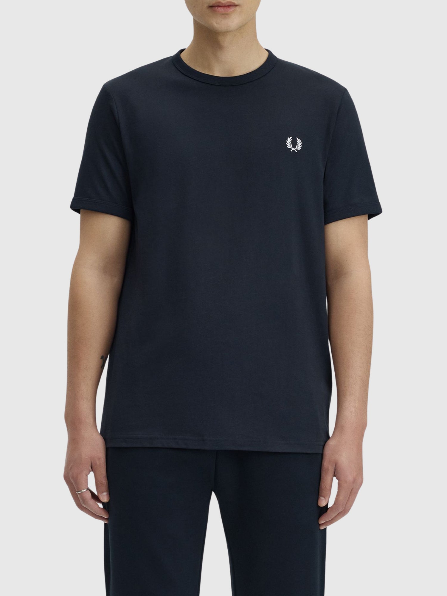 Fred Perry Ringer T-Shirt Navy from Saxumo.com