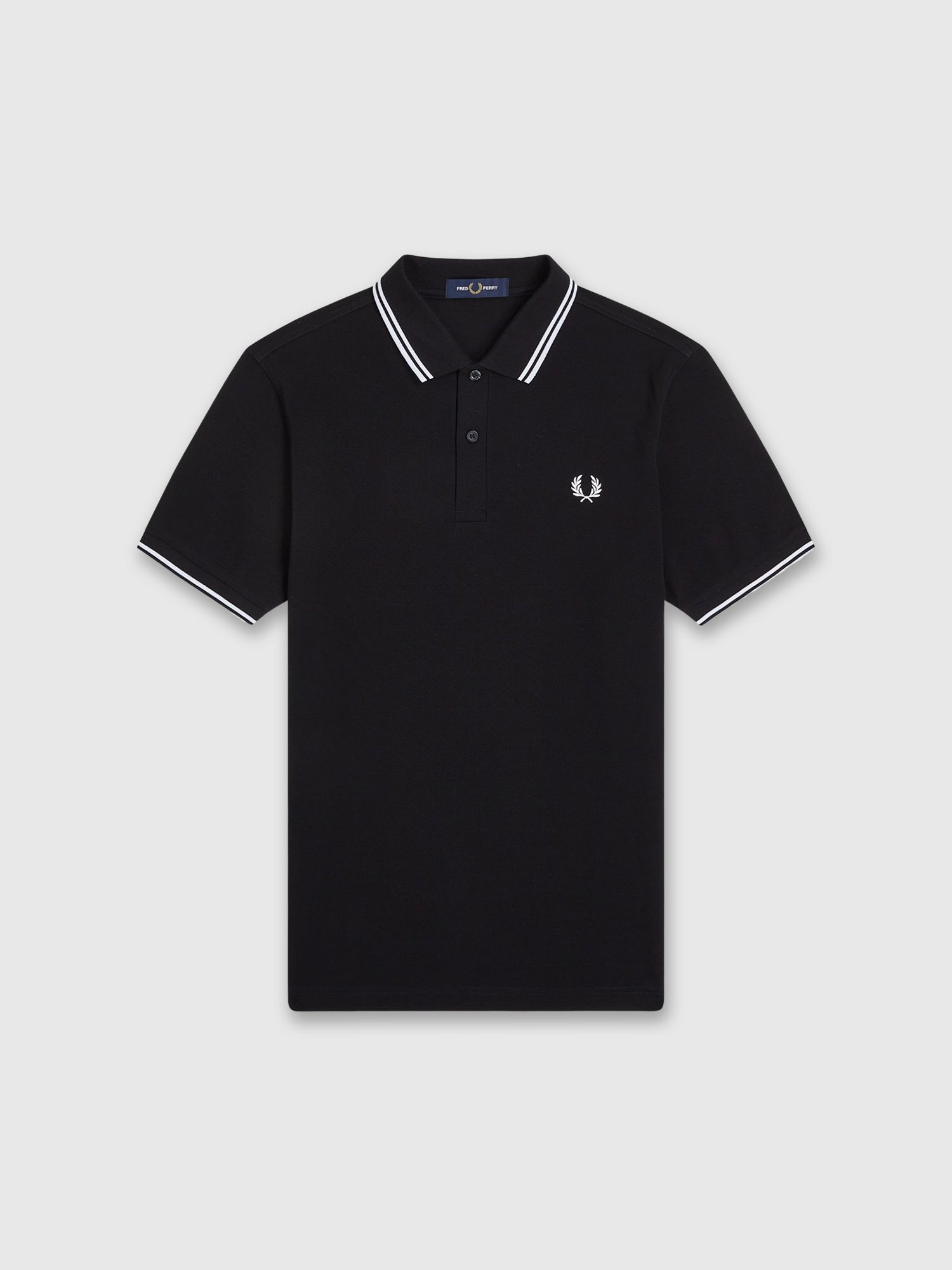 Fred Perry Twin Tipped Polo Shirt Black