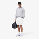 Lacoste Organic Brushed Cotton Fleece Shorts White from Saxumo