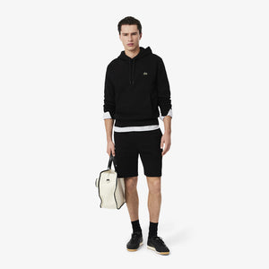 Lacoste Organic Brushed Cotton Fleece Short Black from Saxumo