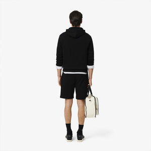Lacoste Organic Brushed Cotton Fleece Short Black from Saxumo