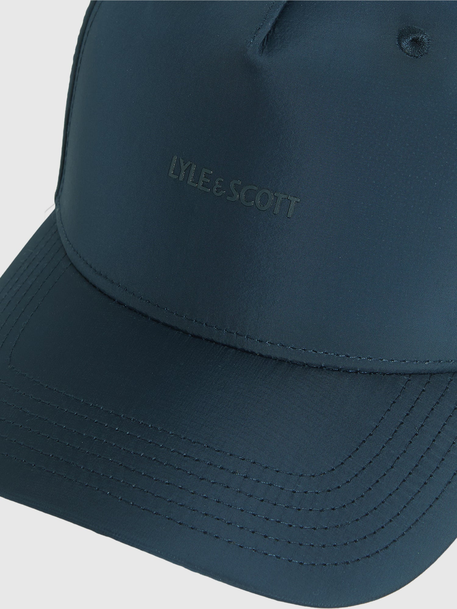 Lyle and Scott Shell Fabric Cap Navy Blue from Saxumo.com