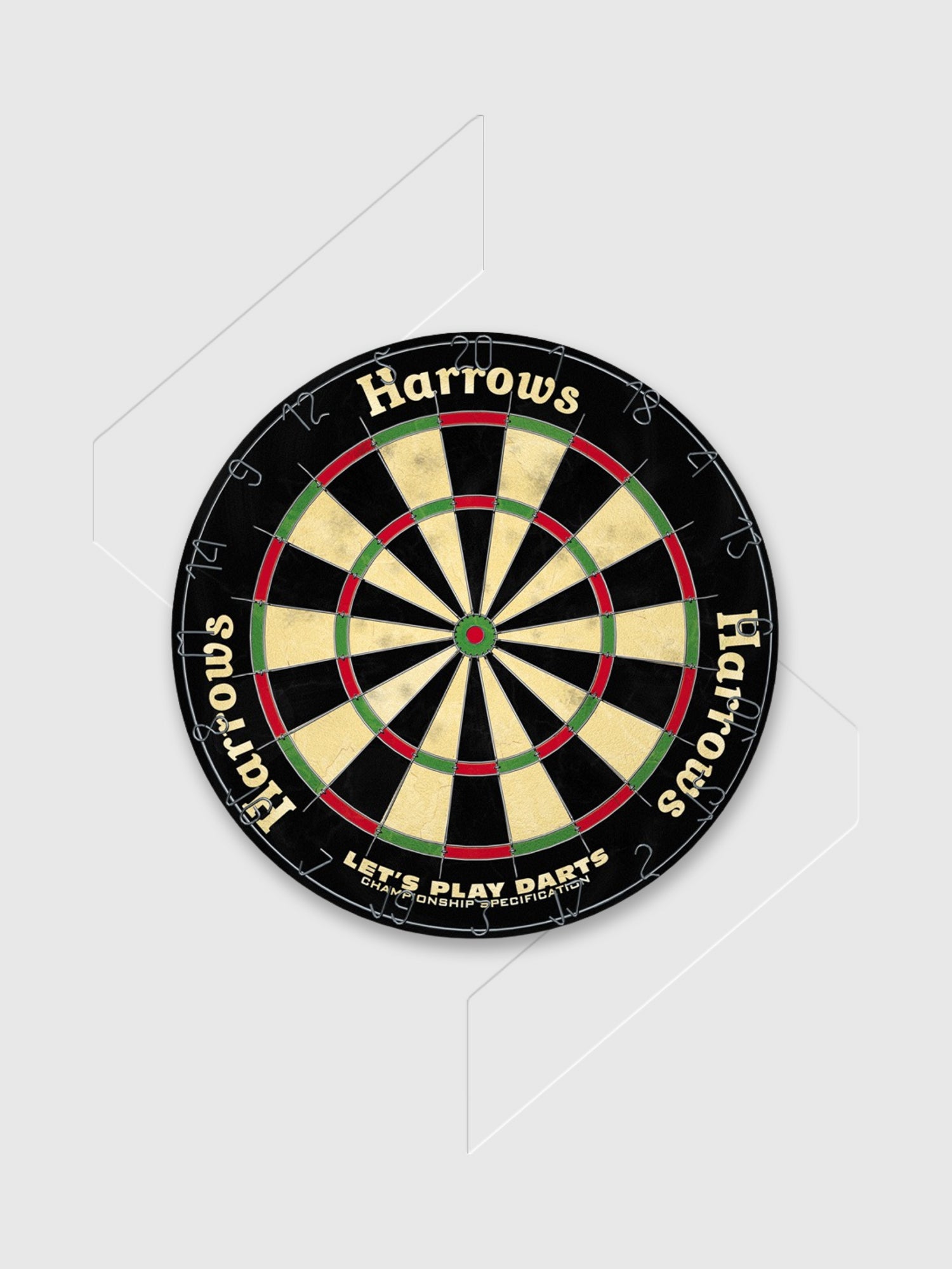 Harrows Lets Play Darts Bristle Board Game from Saxumo.com