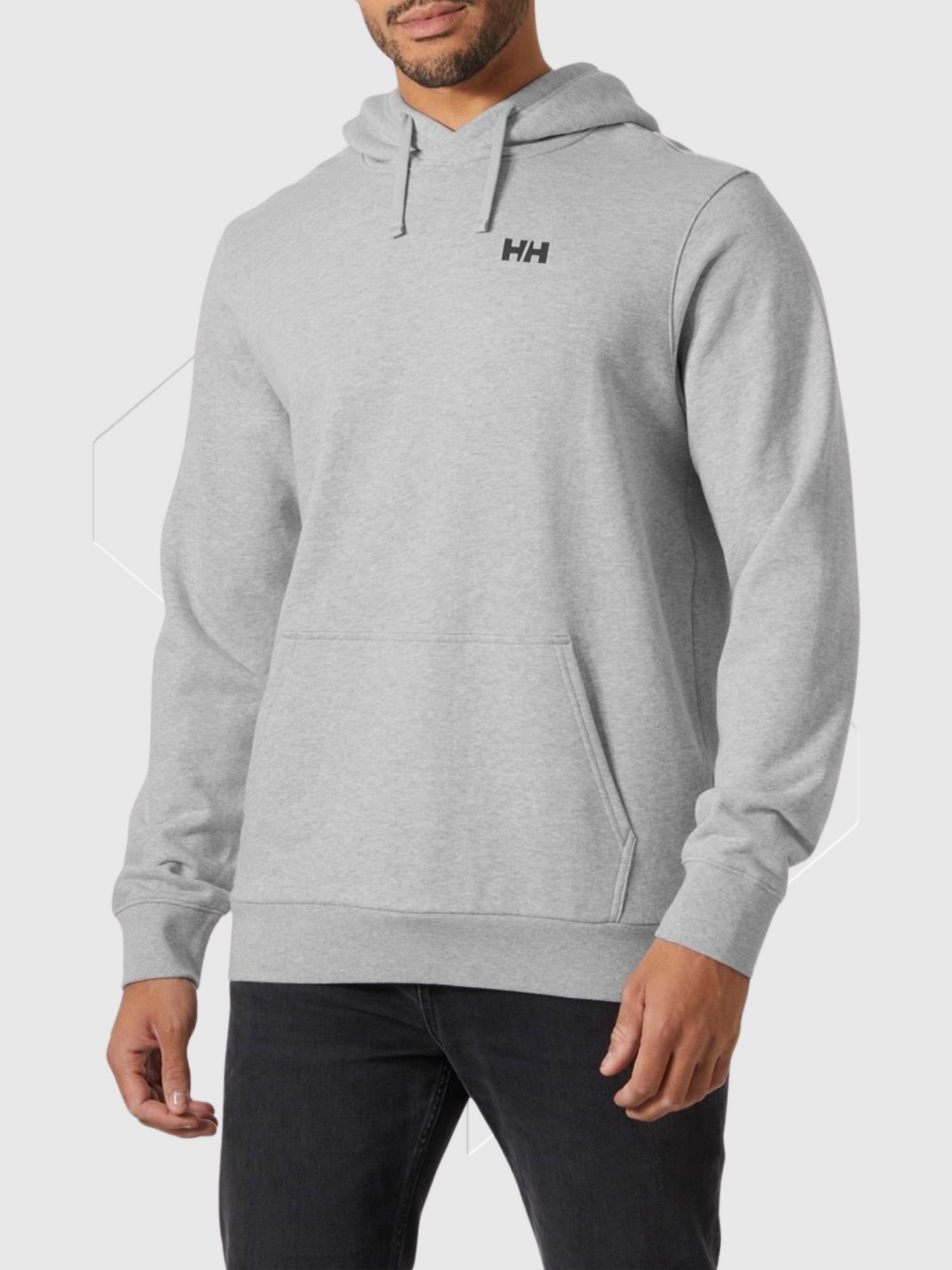 Helly Hansen Core Graphic Hoodie Grey from Saxumo.com