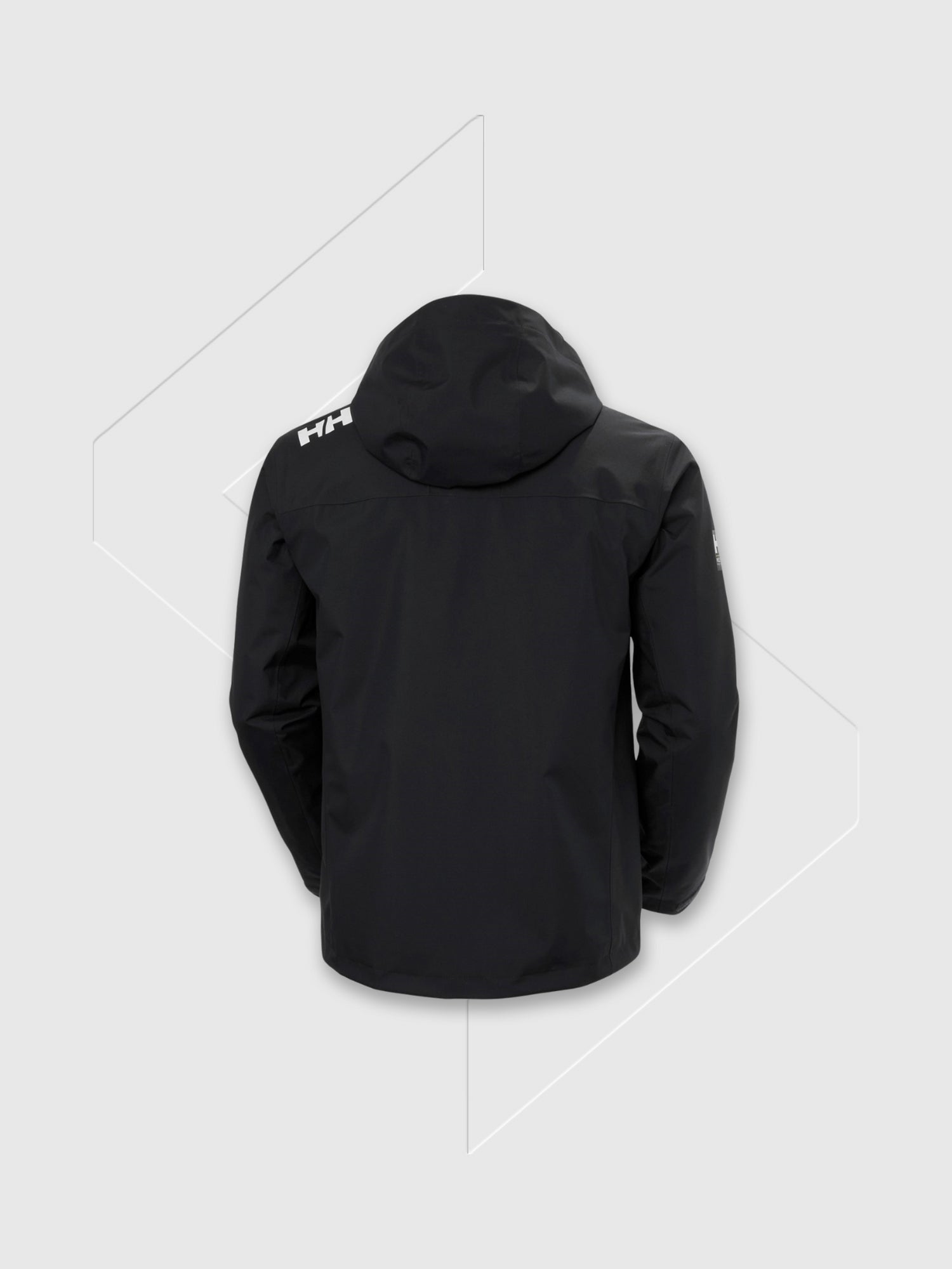 Helly Hansen Crew Hooded Midlayer Sailing Jacket 2.0 Black from Saxumo.com