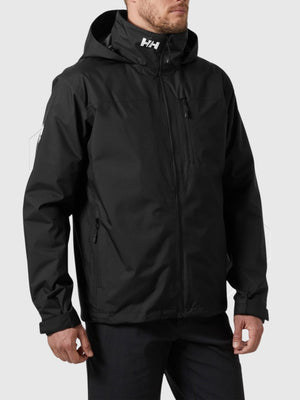 Helly Hansen Crew Hooded Midlayer Sailing Jacket 2.0 Black from Saxumo.com