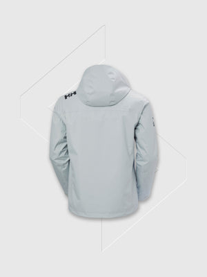 Helly Hansen Crew Hooded Midlayer Sailing Jacket 2.0 Grey from Saxumo.com