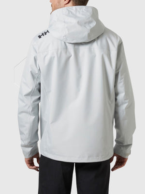 Helly Hansen Crew Hooded Midlayer Sailing Jacket 2.0 Grey from Saxumo.com