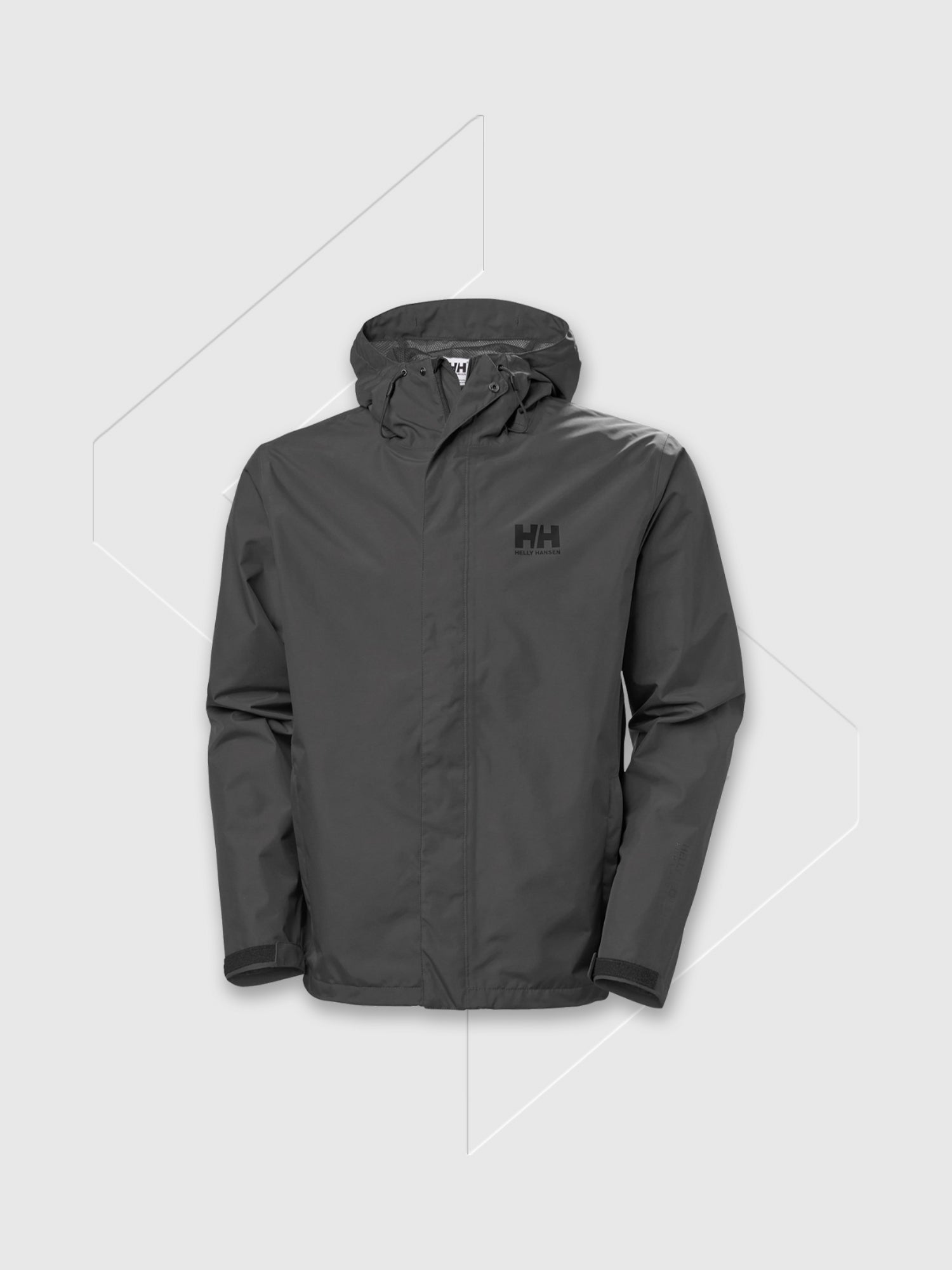 Helly Hansen Seven J Rain Jacket Grey from Saxumo.com