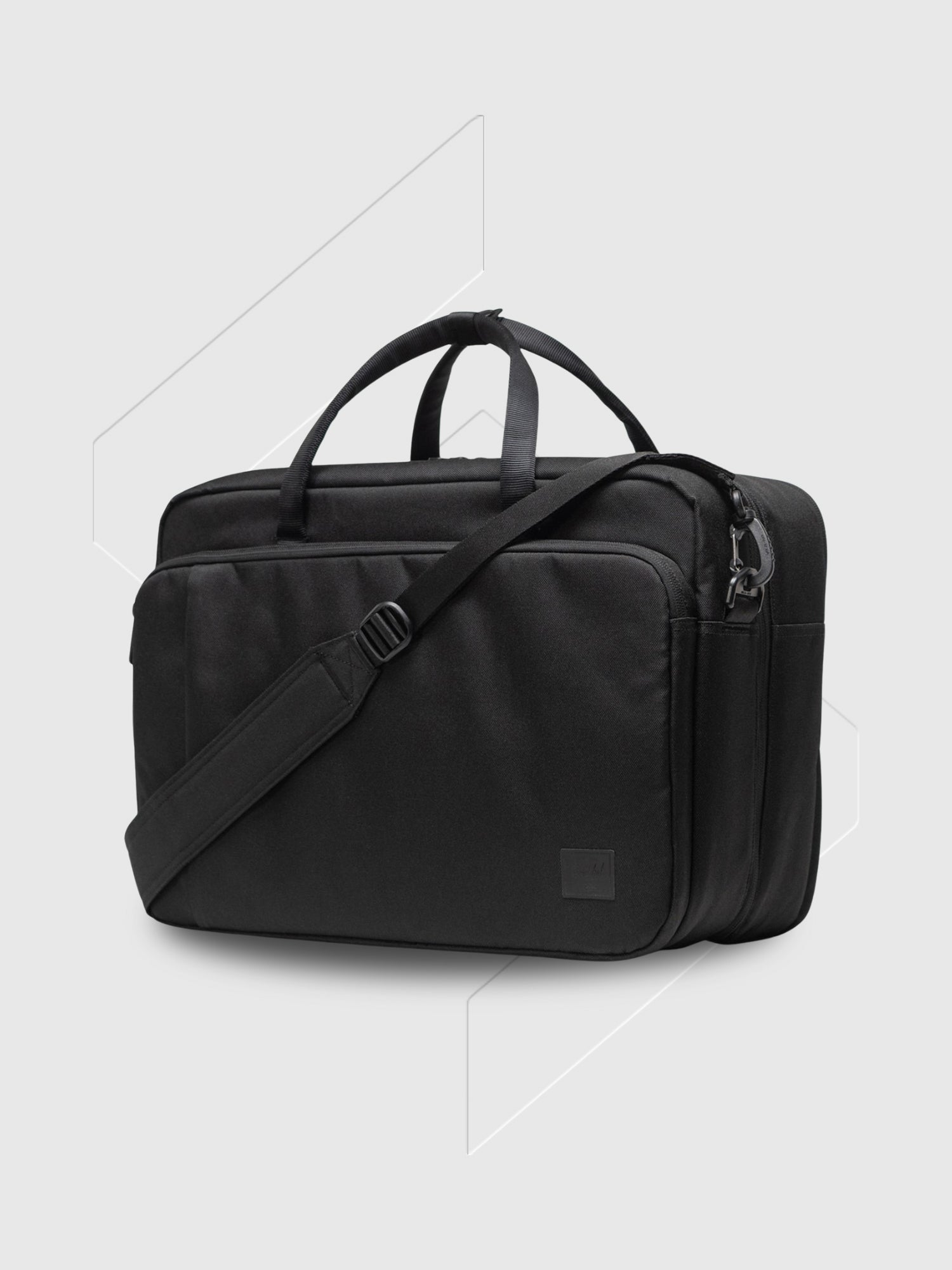 Herschel Bowen Convertible Travel Duffle Black from Saxumo.com