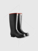 Hunter Argyll Full Knee Wellington Boots Black from Saxumo.com