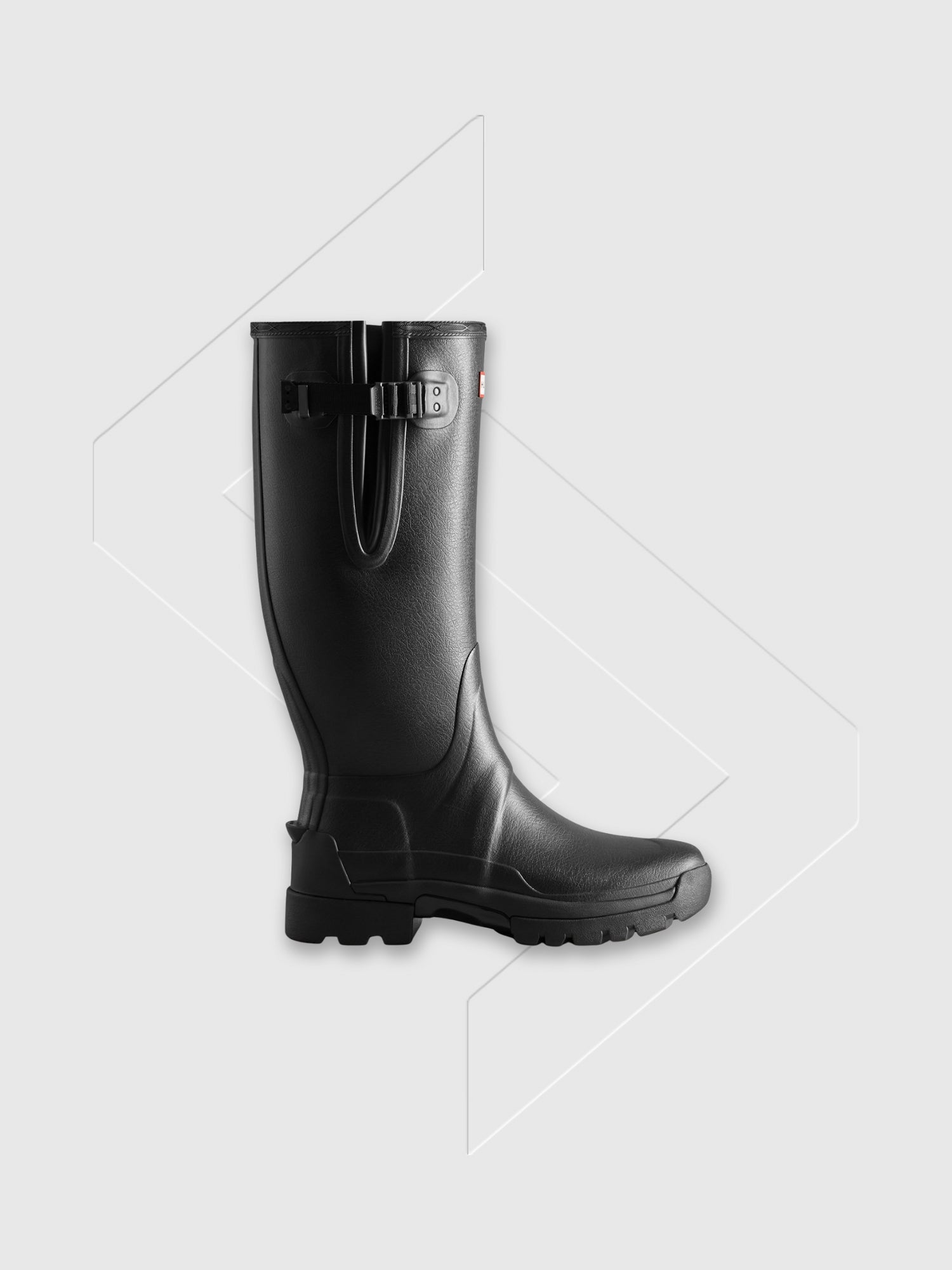 Hunter Balmoral Adjustable Wellington Boots Black from Saxumo.com